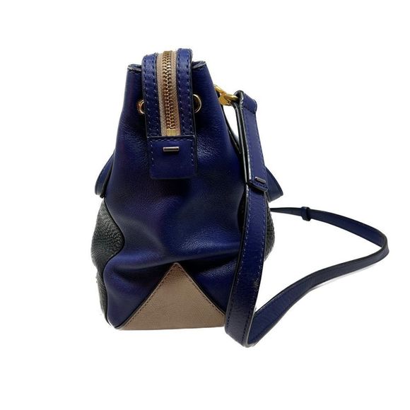 Marc By Marc Jacobs Cow Leather Purple & Black Bag - Picture 3 of 14